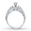 Thumbnail Image 2 of Previously Owned Diamond Bridal Setting 1-1/2 ct tw Round-cut 14K White Gold