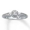 Thumbnail Image 0 of Previously Owned Promise Ring 1/4 ct tw Diamonds 10K White Gold