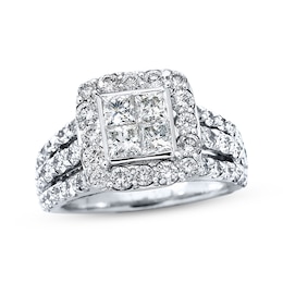 Previously Owned Ring 3 ct tw Diamonds 14K White Gold