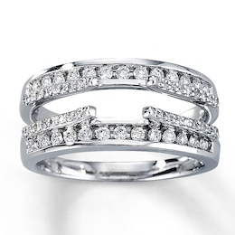 Previously Owned Diamond Enhancer Ring 1/2 ct tw 14K White Gold