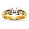 Thumbnail Image 1 of Previously Owned Diamond Ring Setting 1/2 ct tw 14K Yellow Gold