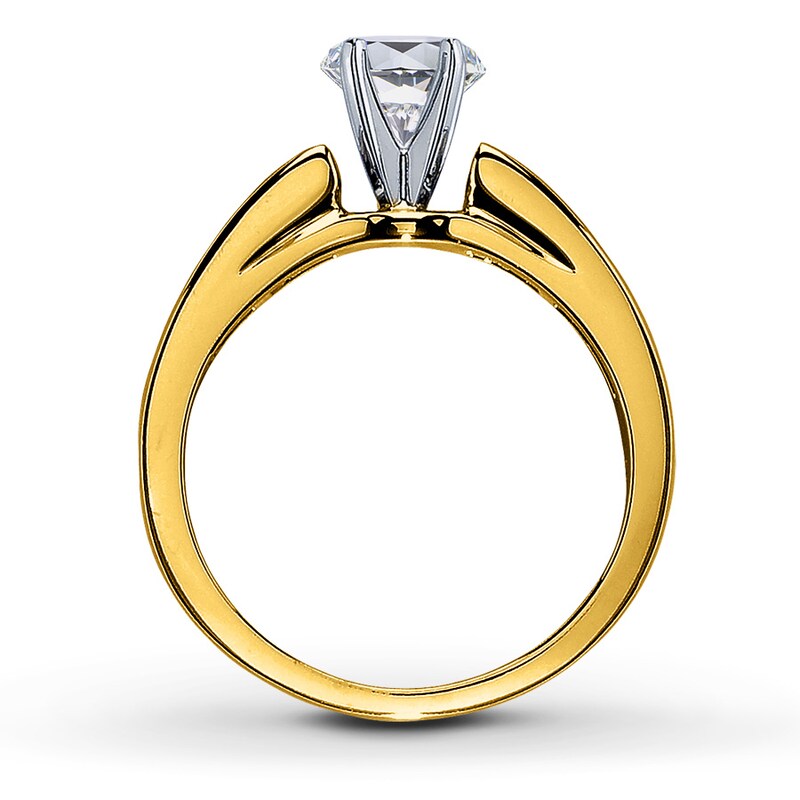 Main Image 2 of Previously Owned Diamond Ring Setting 1/2 ct tw 14K Yellow Gold