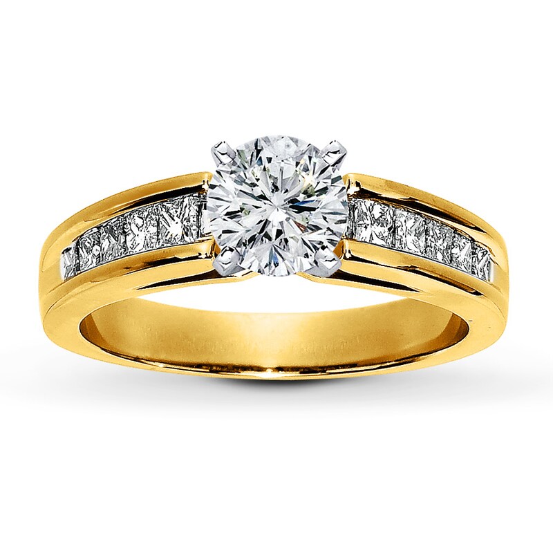 Main Image 3 of Previously Owned Diamond Ring Setting 1/2 ct tw 14K Yellow Gold