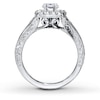 Thumbnail Image 1 of Previously Owned Diamond Ring Setting 1/2 ct tw 14K White Gold