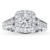 Thumbnail Image 2 of Previously Owned Diamond Ring Setting 1/2 ct tw 14K White Gold