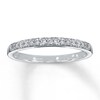 Thumbnail Image 1 of Previously Owned Diamond Wedding Band 1/6 ct tw Round-cut 14K White Gold