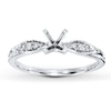 Thumbnail Image 1 of Previously Owned Diamond Ring Setting 1/20 ct tw Round-cut 14K White Gold