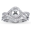 Thumbnail Image 1 of Previously Owned Diamond Bridal Setting 1/4 ct tw Round-cut 14K White Gold