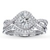 Thumbnail Image 3 of Previously Owned Diamond Bridal Setting 1/4 ct tw Round-cut 14K White Gold