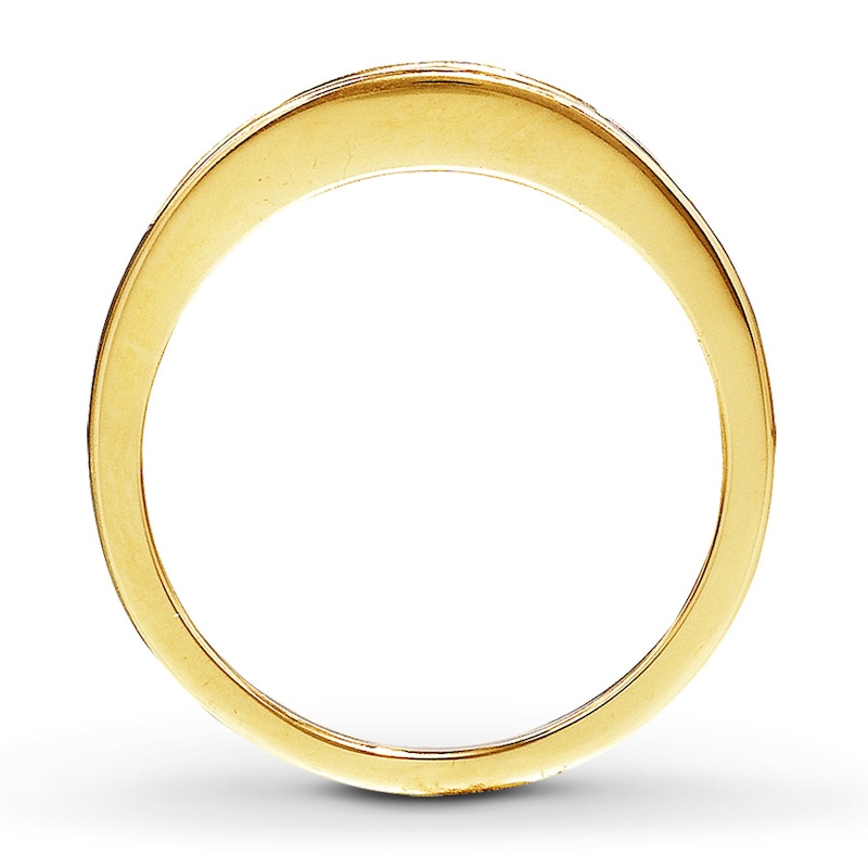 Main Image 2 of Previously Owned Diamond Anniversary Band 1/2 ct tw Princess-cut 14K Yellow Gold
