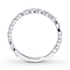 Thumbnail Image 1 of Previously Owned Anniversary Ring 1/10 ct tw Round-cut Diamonds 14K White Gold