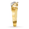 Thumbnail Image 3 of Previously Owned Men's Diamond Wedding Band 1/4 ct tw Round-cut 10K Yellow Gold