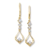 Thumbnail Image 2 of Previously Owned Diamond Earrings 1/10 ct tw 10K Yellow Gold