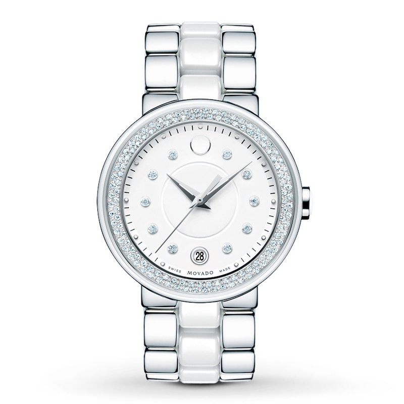 Main Image 1 of Previously Owned Movado Women's Watch Cerena Diamond 0606625