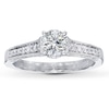 Thumbnail Image 3 of Previously Owned Diamond Ring Setting 1/4 ct tw Round-cut 14K White Gold
