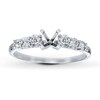 Thumbnail Image 1 of Previously Owned Diamond Ring Setting 3/8 ct tw Round-cut Platinum