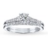Thumbnail Image 3 of Previously Owned Diamond Bridal Setting 1/3 ct tw Round-Cut 14K White Gold