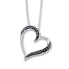 Thumbnail Image 1 of Previously Owned Diamond Necklace 1/10 ct tw Sterling Silver 18"