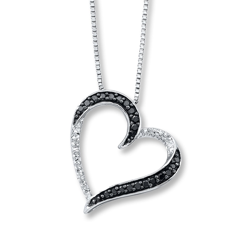 Main Image 1 of Previously Owned Diamond Necklace 1/10 ct tw Sterling Silver 18"