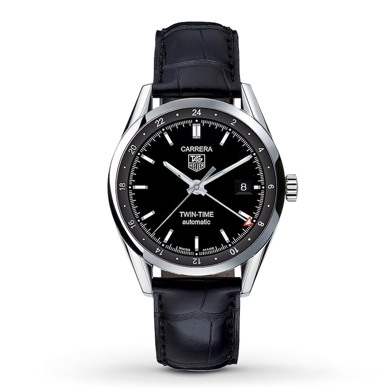 Main Image 1 of Previously Owned TAG Heuer Men's Watch Carrera Twin-Time