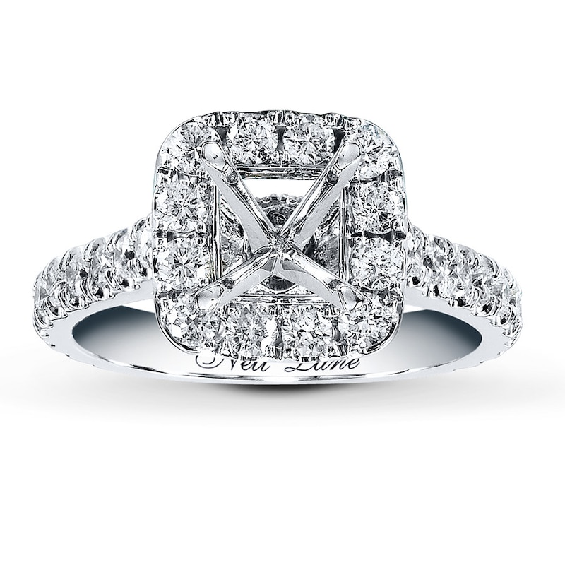 Main Image 1 of Previously Owned Neil Lane Ring Setting 1 ct tw Diamonds 14K White Gold