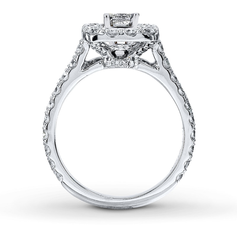 Main Image 2 of Previously Owned Neil Lane Ring Setting 1 ct tw Diamonds 14K White Gold