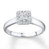 Thumbnail Image 1 of Previously Owned Ring 1/2 ct tw Diamonds 10K White Gold