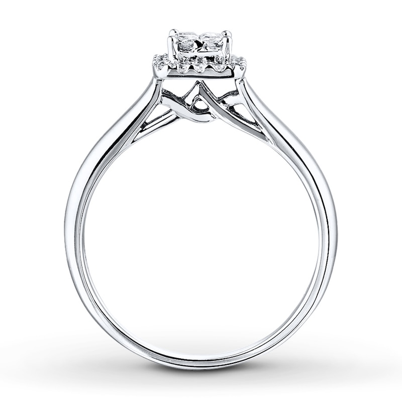 Main Image 2 of Previously Owned Ring 1/2 ct tw Diamonds 10K White Gold