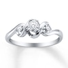 Previously Owned Diamond Promise Ring 1/15 ct tw Sterling Silver