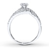 Thumbnail Image 2 of Previously Owned Diamond Ring Setting 3/4 ct tw Round-cut 14K White Gold