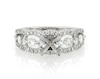 Thumbnail Image 1 of Previously Owned Diamond Scalloped Engagement Ring Setting 3/4 ct tw 14K White Gold