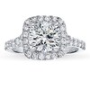 Thumbnail Image 3 of Previously Owned Diamond Ring Setting 3/4 ct tw Round-cut 14K White Gold