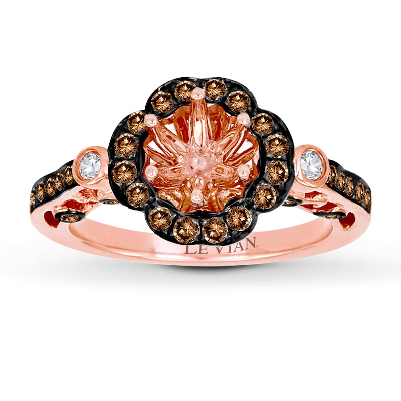 Main Image 1 of Previously Owned Le Vian Bridal 1/2 ct tw Diamonds 14K Gold Ring Setting