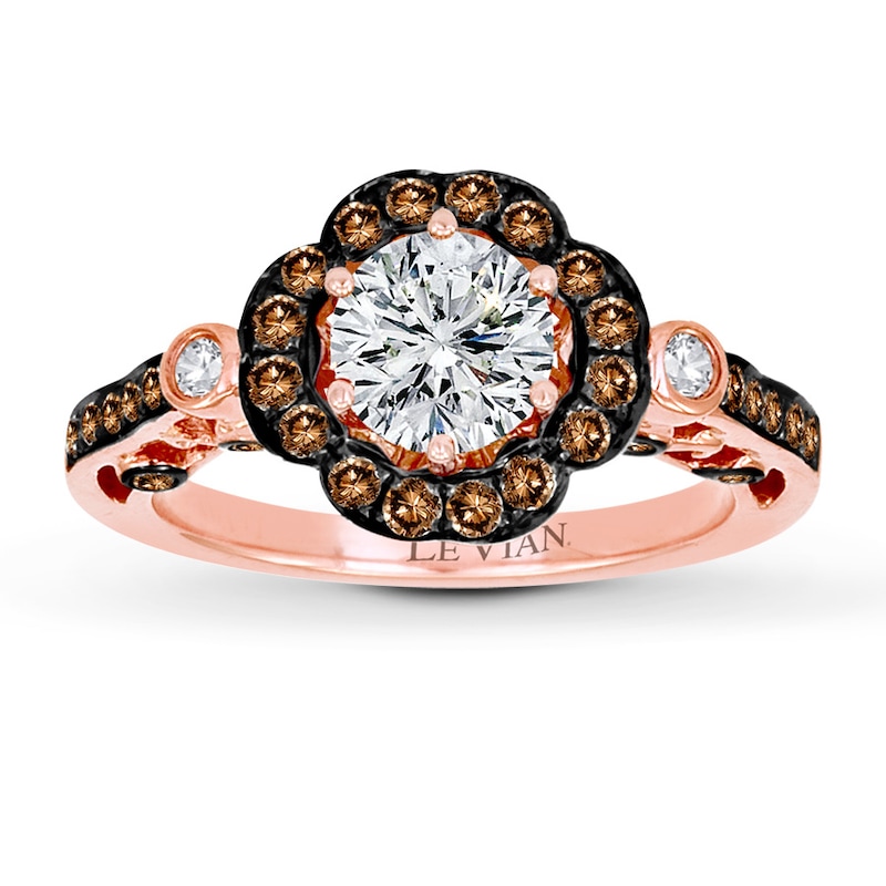 Main Image 3 of Previously Owned Le Vian Bridal 1/2 ct tw Diamonds 14K Gold Ring Setting