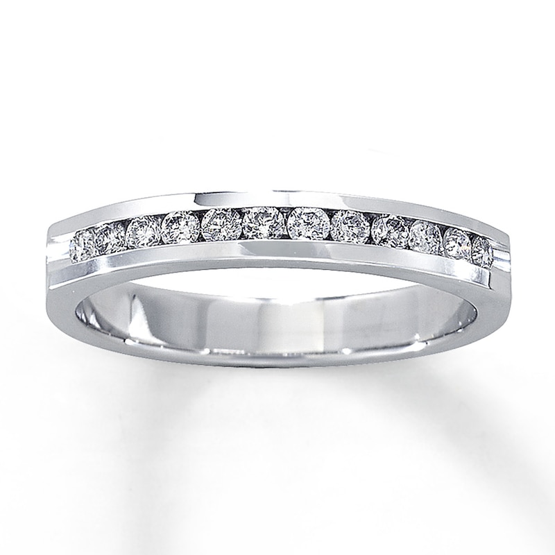 Previously Owned Diamond Anniversary Band 1/4 ct tw Round-cut 14K White Gold