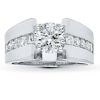 Previously Owned Diamond Ring Setting 5/8 ct tw Round-cut 14K White Gold