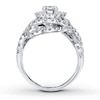 Thumbnail Image 2 of Previously Owned Diamond Ring Setting 1-1/2 ct tw Round-cut 14K White Gold