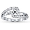 Thumbnail Image 1 of Previously Owned Diamond Ring Setting 1/3 ct tw Round-cut 14K White Gold
