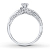 Thumbnail Image 2 of Previously Owned Diamond Ring Setting 1/3 ct tw Round-cut 14K White Gold