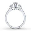 Thumbnail Image 2 of Previously Owned Diamond Ring Setting 5/8 carat tw 14K White Gold