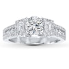 Thumbnail Image 3 of Previously Owned Diamond Ring Setting 5/8 carat tw 14K White Gold