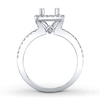 Thumbnail Image 2 of Previously Owned Diamond Ring Setting 1/3 ct tw 14K White Gold