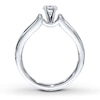Thumbnail Image 2 of Previously Owned Diamond Ring Setting 1/2 ct tw Round-cut 14K White Gold