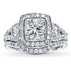 Thumbnail Image 3 of Previously Owned Diamond Bridal Setting 7/8 ct tw Round-cut 14K White Gold