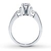 Thumbnail Image 2 of Previously Owned Diamond Ring Setting 3/8 ct tw Princess-cut 14K White Gold