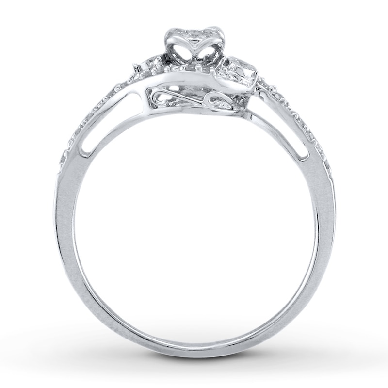 Previously Owned Promise Ring 1/6 ct tw Sterling Silver