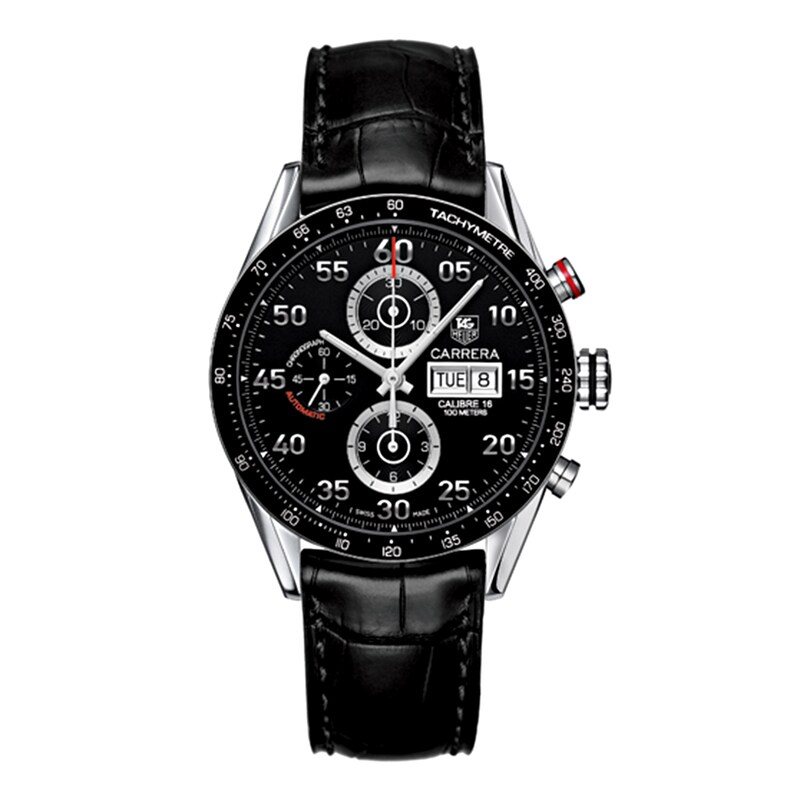 Main Image 1 of Previously Owned TAG Heuer CARRERA Calibre 16 Men's Chronograph Watch CV2A10.FC6235