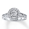 Thumbnail Image 0 of Previously Owned Diamond Ring 1 ct tw Round-cut 14K White Gold