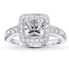 Thumbnail Image 1 of Previously Owned Diamond Ring Setting 5/8 ct tw Round-Cut 14K White Gold