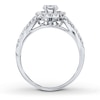 Thumbnail Image 2 of Previously Owned Diamond Ring Setting 1/3 ct tw Round-cut Platinum
